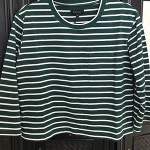 Striped Crop Tee